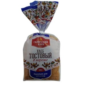 Упаковка тостового хлеба