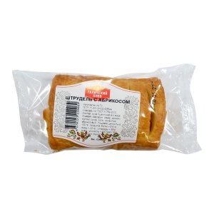 Упаковка штруделя с абрикосом